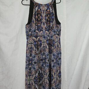 New With Tag - INC International Concepts-Vibrant Paisley Sleeveless Dress